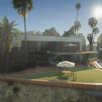 Vinewood Mansion 1 - Coordenadas: -161.45, 903.59, 237.95
